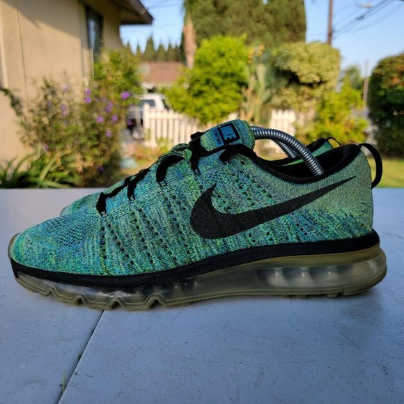 Nike Mens Flyknit Airmax 620469-009 Green Tranquil main image 8